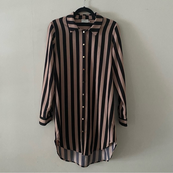 Kaffe long stripe botton down - Picture 2 of 7